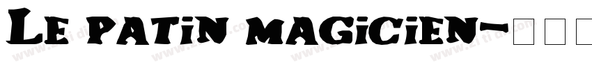 Le patin magicien字体转换